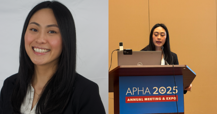 Taylor Young speaks at APHA with Headshot